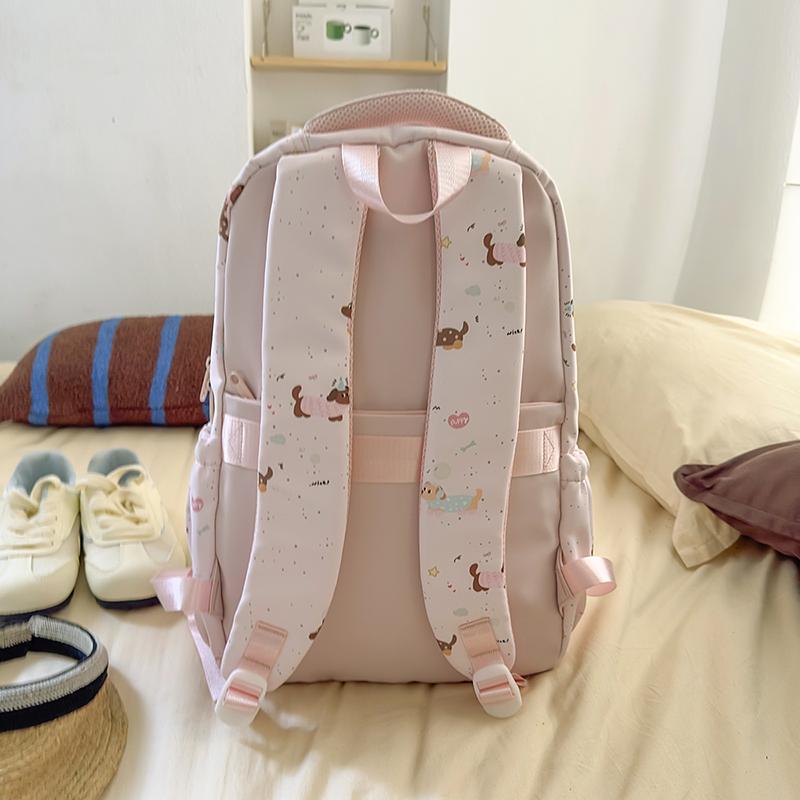 Cartoon Student Schoolbag Girls Animal Printed Backpack Large Capacity Backpack for Middle School Students