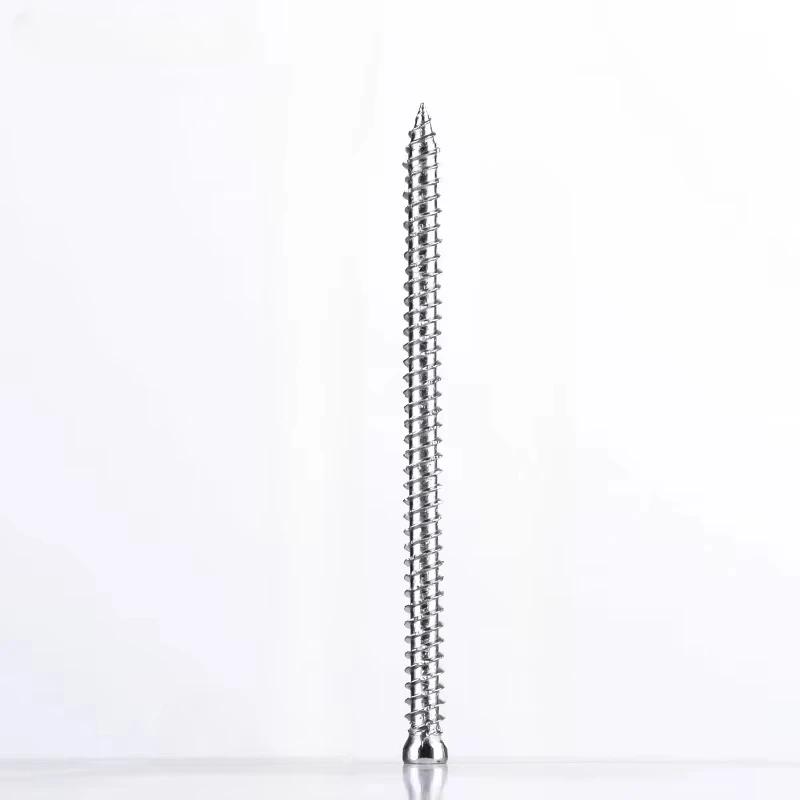 20PCS 410 Stainless Steel Plum Blossom Groove Small Head Cement Nail Door and Window Installation Self Tapping Nail