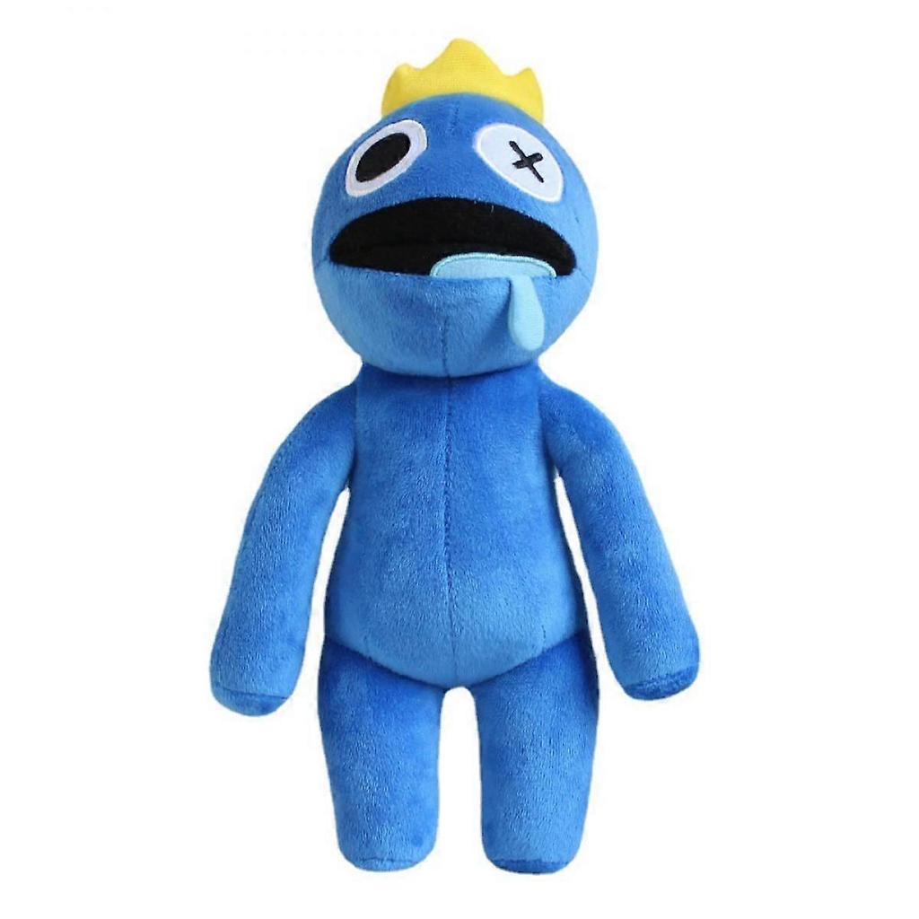 Rainbow Friends Plush Toys,11.8" Rainbow Friends Night Stuffed Animal Plush Doll,Rainbow Friends for Fans Kids Birthday (Blue)