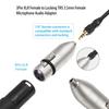 3.5mm Female To XLR 3Pin Female Adapter Reliable Auditory Converter For Sound Systems