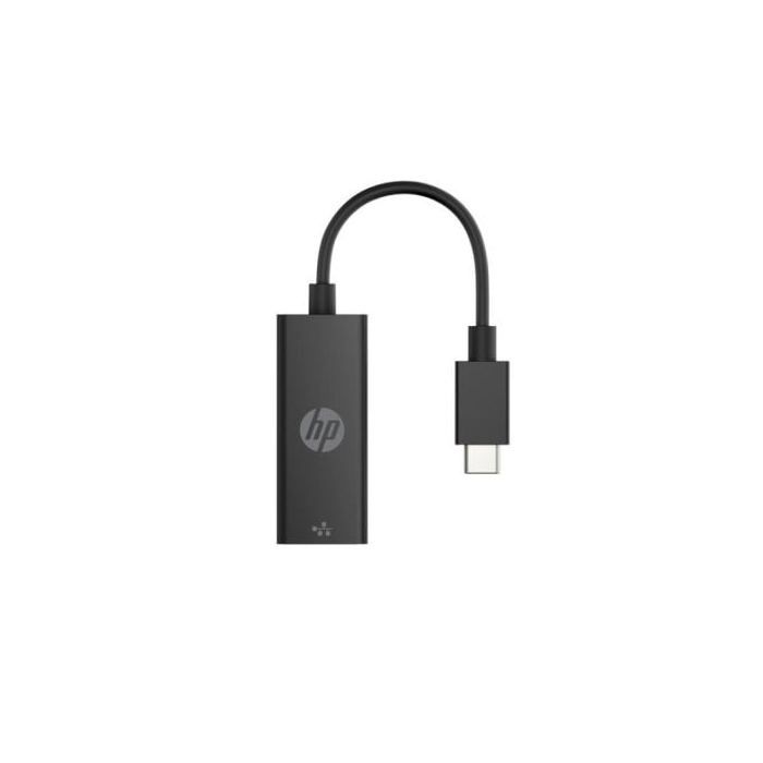 Network Adapter - HP - USB-C To RJ45 G2 - Gigabit Ethernet - Plug and Play - Color Black