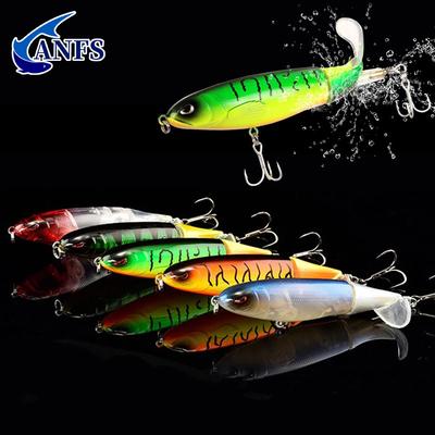 1 Stück/5 Stück Angelgeschenke für Angler Angelköder-Set Barsch mit Topwater Schwimmend Rotierende Schwanz Künstlicher Harter Köder Angelköder