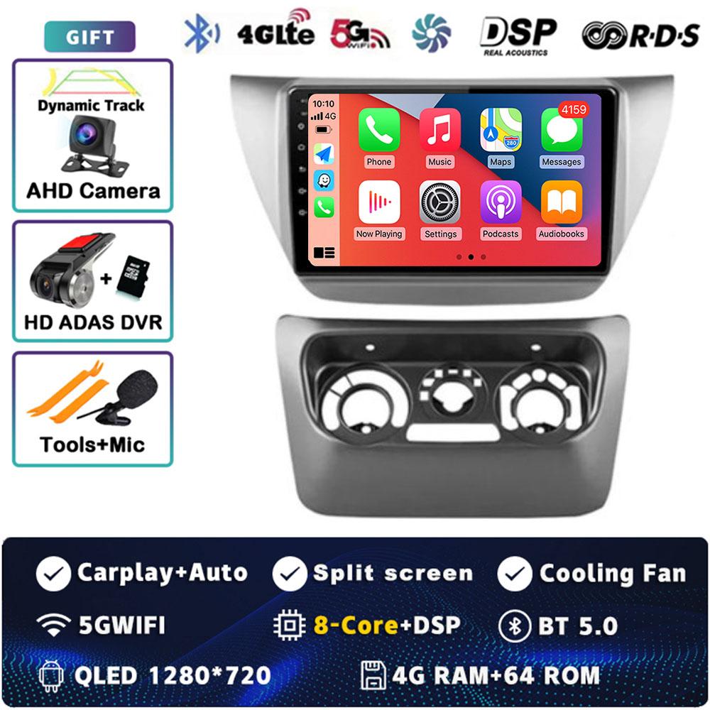 Android 14 Carplay Car Radio For Mitsubishi Lancer 9 CS 2000 - 2010 Multimedia Video Player Navigation GPS Stereo 2Din Head Unit