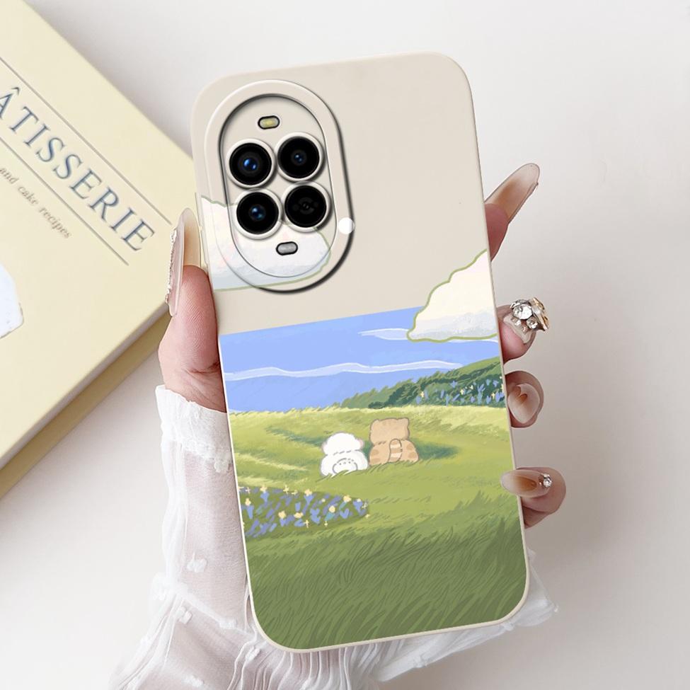 For Huawei Nova 13 Pro Case MIS-AL00 Silicone Cute Cartoon Cat Luxury Fashion Shockproof Bumper For Huawei Nova 13Pro Back Cover