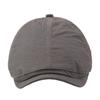 Cotton and linen solid color six-piece cloth splicing men's cap retro W copper buckle beret women's simple sun hat