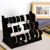 Bracelet display rack, 2-layer 3-layer bracelet storage rack, velvet jewelry rack, suitable for necklaces, headbands, watches