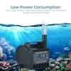 Submersible Pump, Electric 600L/H Small Fountain Pump, Up to 7.2 Feet Head, 6.5 Feet USB Cable and Suction Cup Base, Ideal Mini Pump for Fish Tanks, P