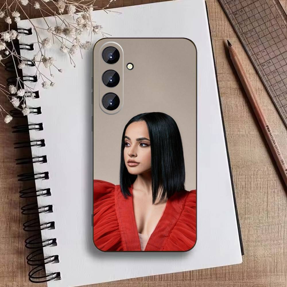 

S-Fashion Becky G Mobile Phone Case For Samsung Galaxy A73,A72,A71,A70,A52,A51 Others Soft Black Cover Samsung a22 5g