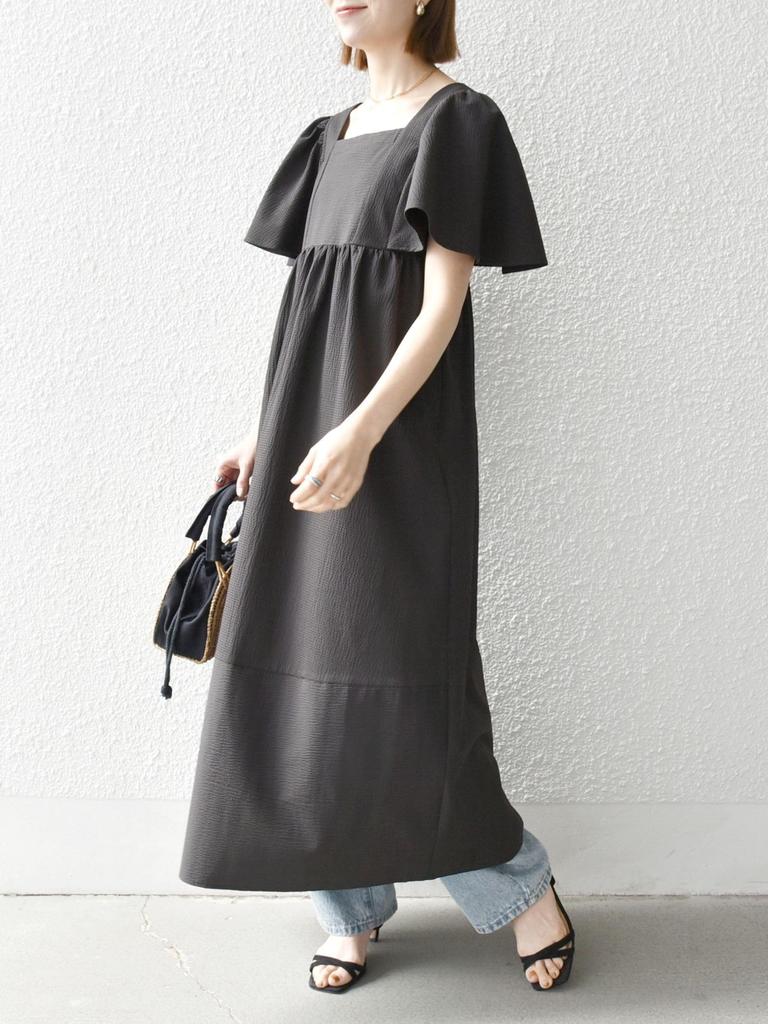 Ships Any Mini Soccer Square Neck Flared Dress 724520099 One Size (Machine Washable) Brown,