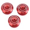 3 Pcs Motorcycle   Cleaner   Decorative Cover for   Xmax300 2017-2018(Red)