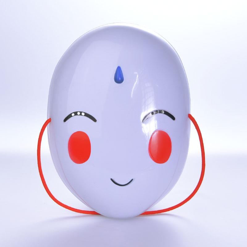 Хэллоуин мультфильм лиса демон маленькая красная дева белые маски для выпускного вечера маска для лица под деревом акации COS одеваются маски для выступлений