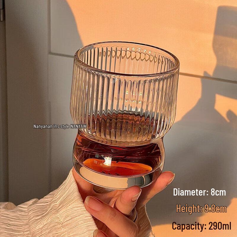 Ins Style Chubby Vintage Glass Mug