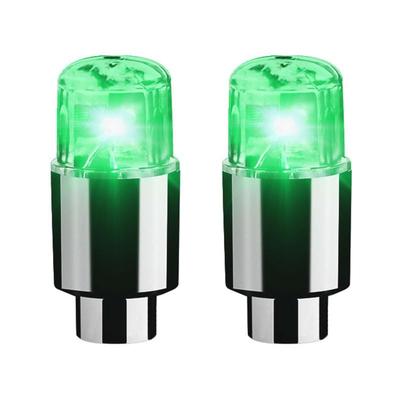 2ks Kryt ventilku pneumatiky LED žárovka Kryt Inteligentní duální senzor Světlo na pneumatiku Cool