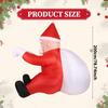 6.56ft Christmas Inflatable Santa Climbing with Gift Bag Outdoor Decoration Yard