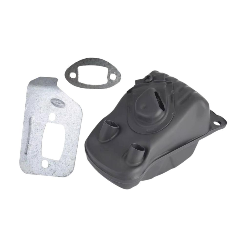 Metal Chainsaw Muffler Exhaust Assembly Easy Install Accessory Kit for 550XP 545 Chainsaw