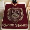 1pz Coperta in Flanella Personalizzata con Nome e Motivo FC Bayern Monaco Adatta a Tutte le Stagioni per Arredamento Casa Calore e Comfort Regali Regalo Festivo_xia