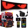 Dynamic Devil Eyes Light for Car Truck Windshield Programmable LED Display Flexible Soft Screen DIY Bluetooth APP Remote Control