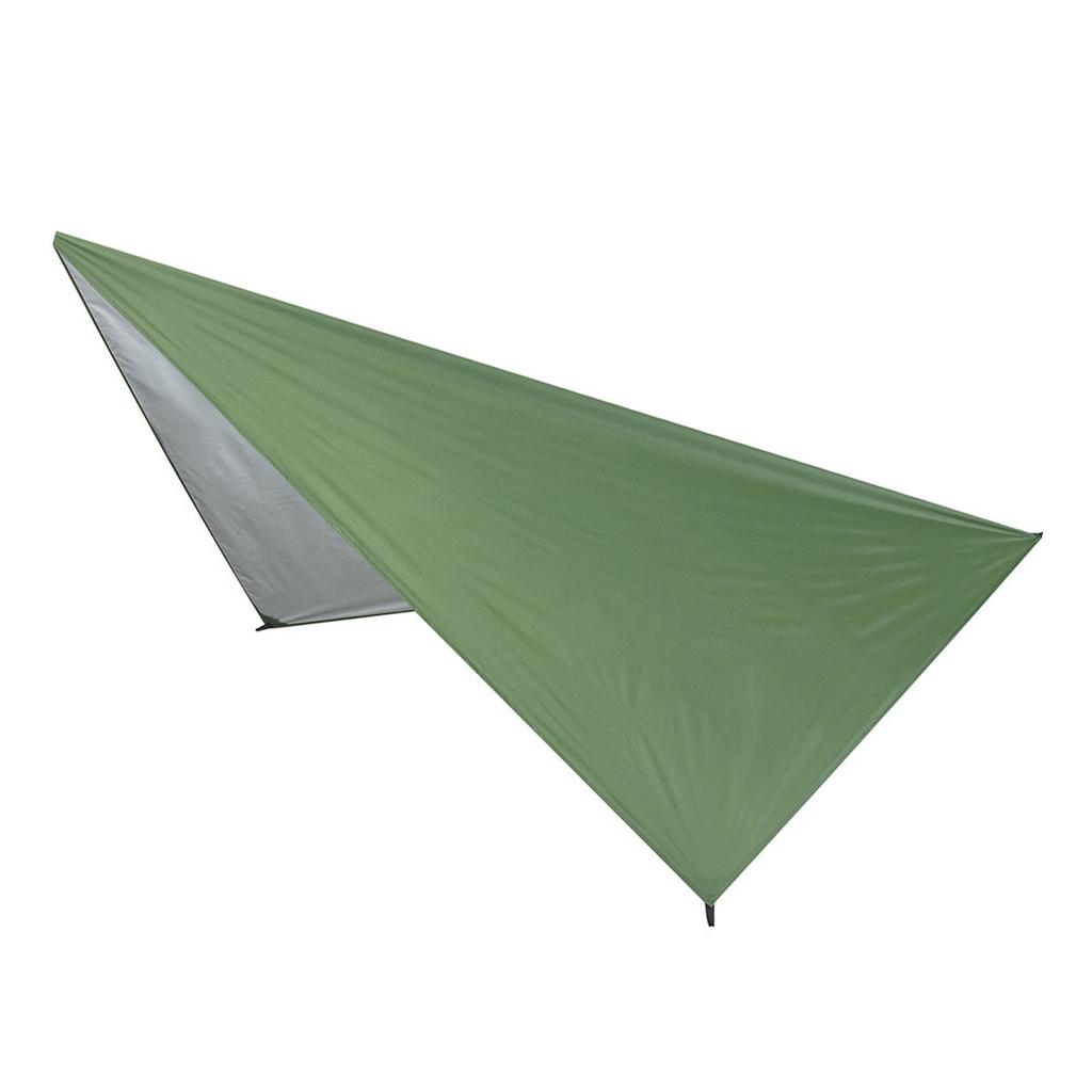 Tent Canopy Waterproof Sunproof Multifunctional Tent Awning for Outdoor Camping Beach Silvery Green 230x140CM