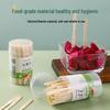 ZISIZ Disposable Bamboo Fruit Fork Set