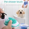 Silicone Dog Bath Brush Comb 2 In 1 Pet Shower Comb Pet Products Cat Massage Brush  Kitten Cat