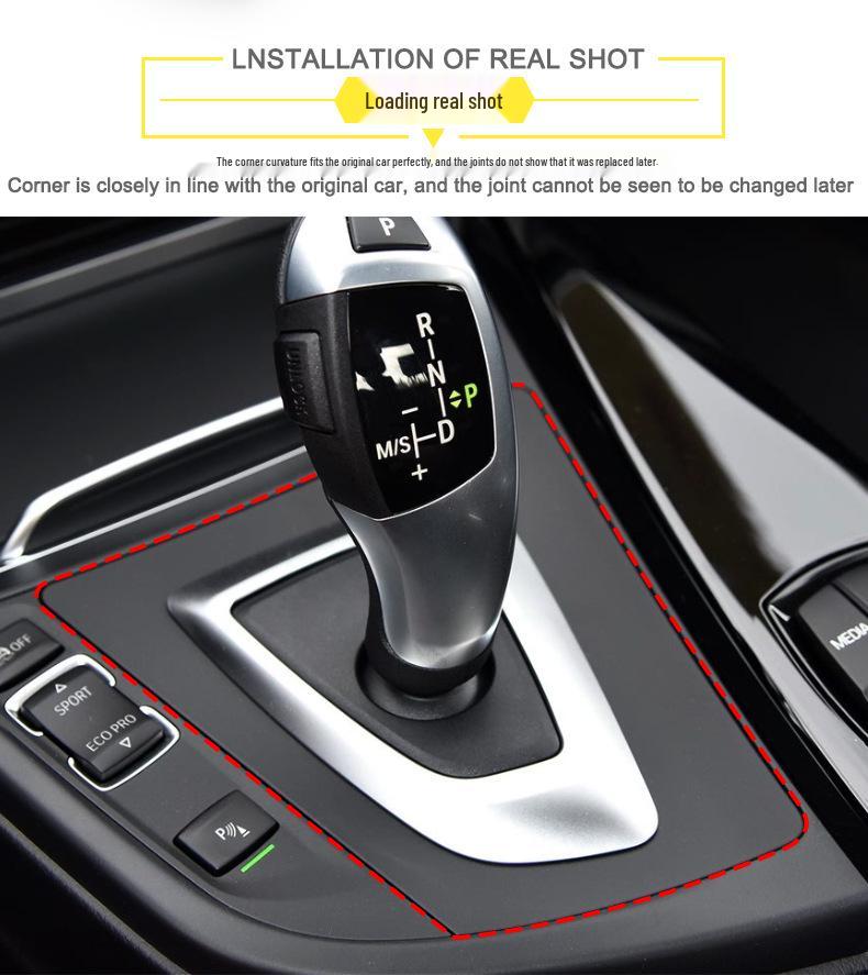 BMW 3 & 4 Series Gear Shift Lever Trim Cover for F30/F35 Console Modification (318/320 Models)