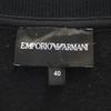 Emporio Armani Long Sleeve Sweat Trainer 40 Black Back Brushed Women Used