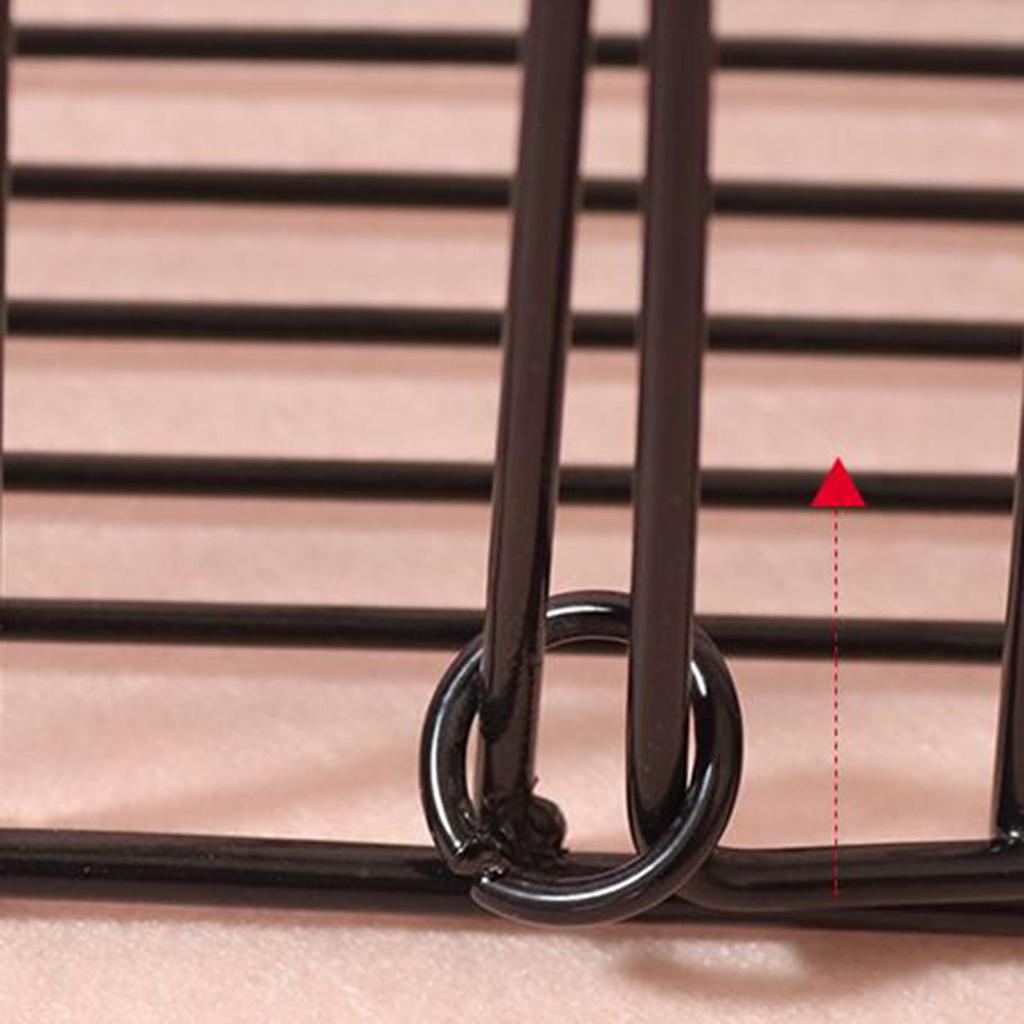 Cat Cage Anti-Scratch Grooming Cage for Cats Mesh Metal Tool for Pet Washing Grooming Travel Car Ride Home Puppy Indoor Kitten