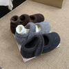 Women Flats Shoes 2026 Autumn Winter Woolen Fabric Comfort Soft Sole Mary Jane Shoes Outdoor Warm Plush Cotton Shoes Zapatos