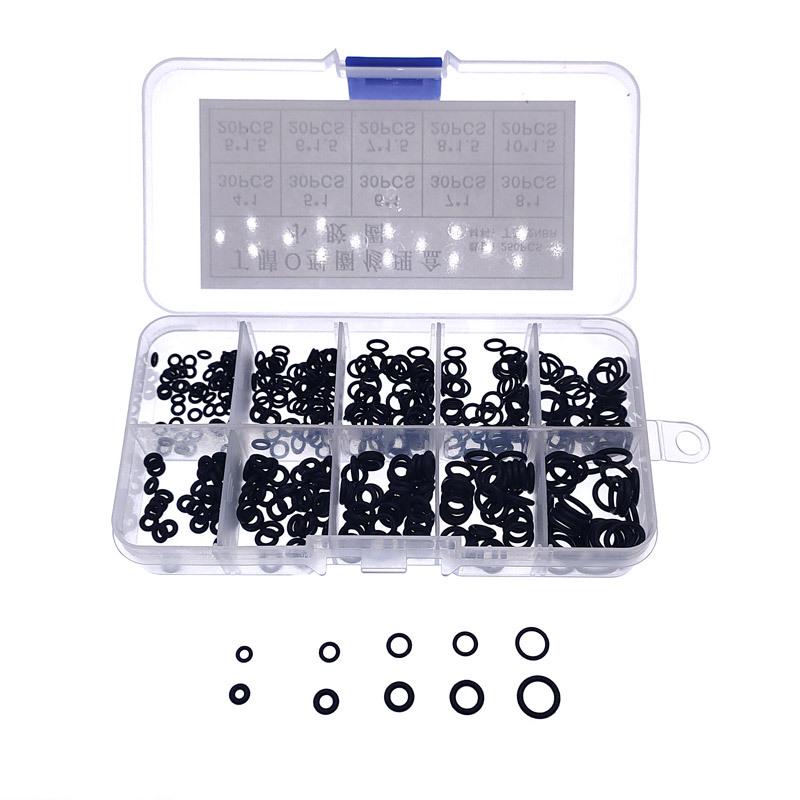 O-ring Seal Waterproof High-Temperature Repair Kit - Silicone & PTFE Rubber Gaskets Small Box Set