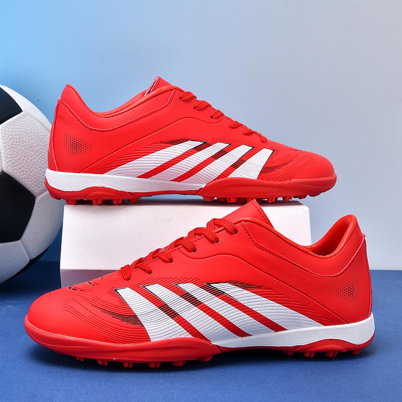 Popular New High-Top Football Shoes Men'S And Women'S Long Nails And Broken Nails Artificial Grass Professional Football Shoes