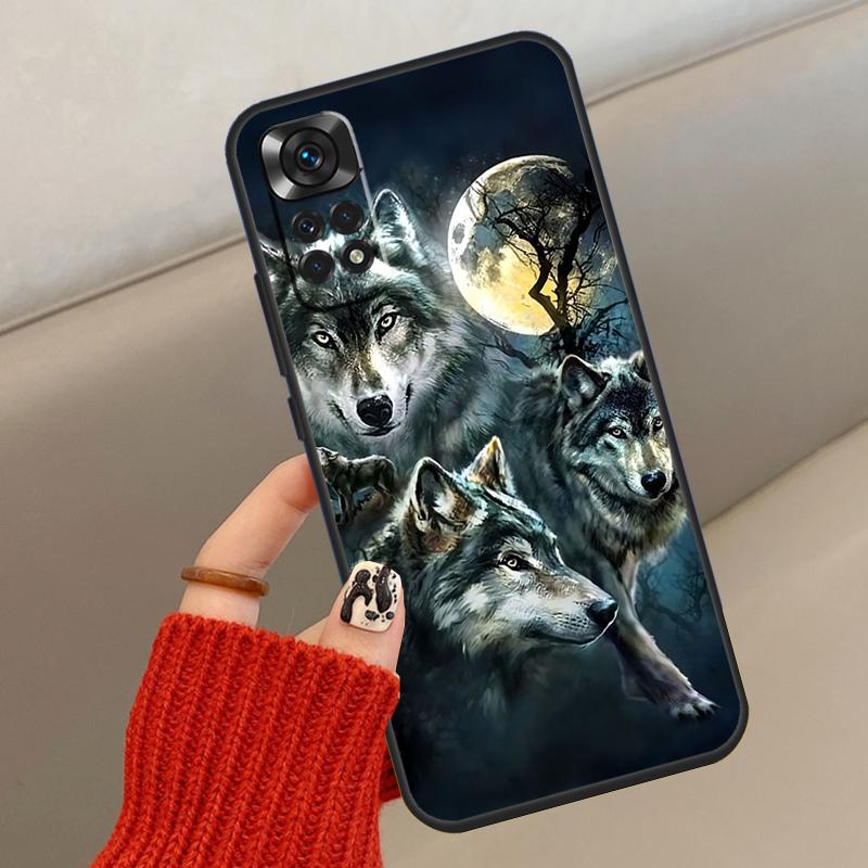 Sternen-Tier Wolf Hülle Für Xiaomi Redmi Note 13 12 11 10 14 15 Pro Plus Hülle Für Redmi 15C 14C 10C 12C 13C 15