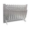 Nail Hanger Display Stand Acrylic Hanging Transparent   Nail Sample Display Stand with 10pcs Hanger