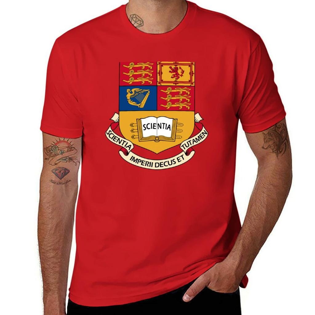 T-shirt Imperial College London abbigliamento estivo t-shirt oversize da uomo