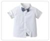Completo Tre Pezzi Estivo da Ragazzo Stile Gentiluomo Britannico: Gilet, Pantaloncini e Maglietta