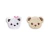 Adorable Bear & Duck Embroidery Patch for Clothing, Scrapbooks, or Hair Clips - Iron-on & Decorative Patch