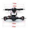 RC Car Front Axle Rear Axle Aluminum Alloy RC Axles Replacements for 1 10 Axial SCX10 RC Car