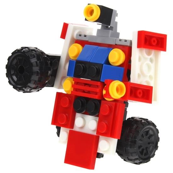 2-In-1 Fire Engine Building Blocks