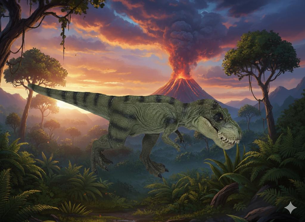 

Фігурка Тиранозавр Jurassic World Динозавр Тиранозавр Рекс T-Rex Т-Рекс динозавр для дітей 12.5 зелений