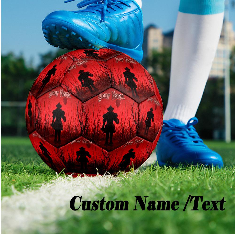 Custom Text Size 5 Soccer Ball, Standard Match Football For OutdoorIT Pennywise