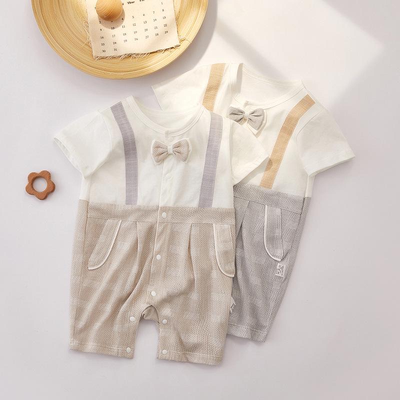 Newborn Summer Short Sleeve Romper Jumpsuit - Thin Style Baby Clothing