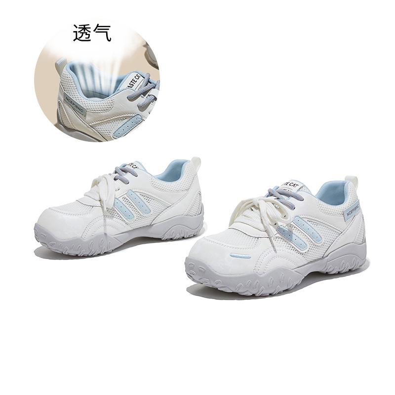 

Mesh breathable German training shoes women s summer new thick-soled heightening shoes sports Forrest Gump shoes versatile dad shoes 40