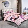 3-teiliges K-Pop Dämonenjäger bedrucktes kernloses Daunendeckenbezug-Set Mehrgrößen Schlafzimmer Bettwäsche Feiertagsdekoration maschinenwaschbar