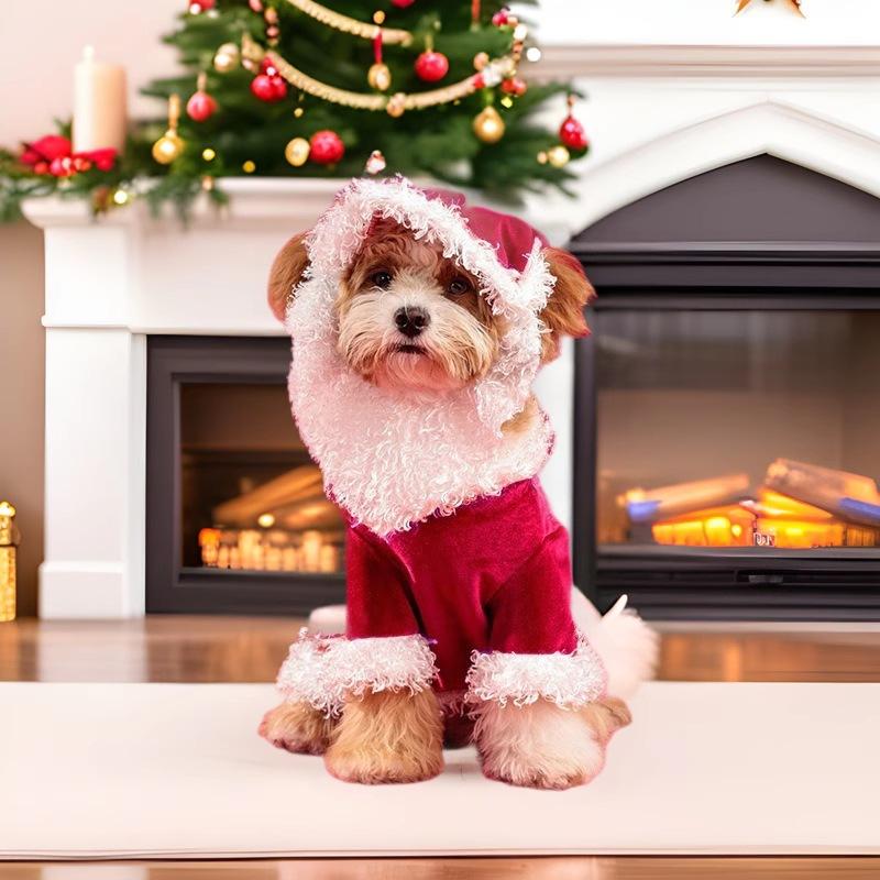 Pet Dog Santa Claus Clothes Classic