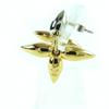 Excellent LOUIS VUITTON Pierce Bookle Dreille Louisette Pandan Gold M00630 Used