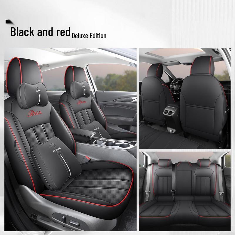 Universal Full Leather Car Seat Cushion for Buick Regal - New Model for All Seasons
