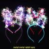 Luminous Rabbit & Cat Ear Headbands with Feather Clips - Perfect for Night Events & Gifts