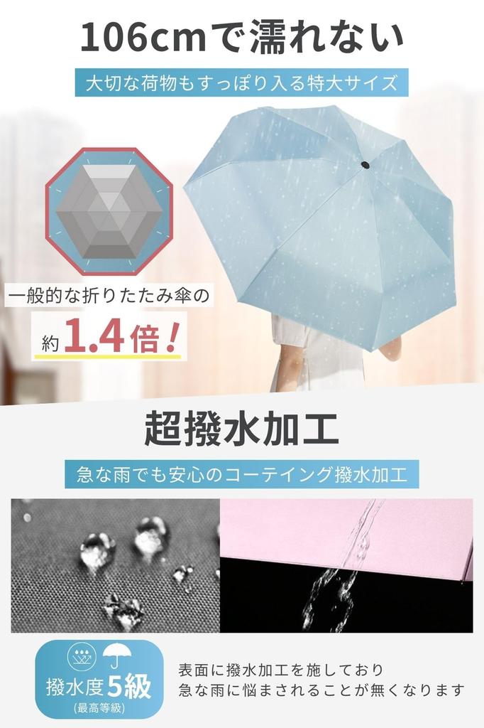 Prv Published Large Size Folding Umbrella That Get For Both Sun and Super Water Lightweight Automatic Wind Strong Wind Glass 8 UV Light Heat Folding