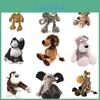 Halloween Lion Elephant Giraffe Tiger Plush Jungle Animals For Kids' Playtime