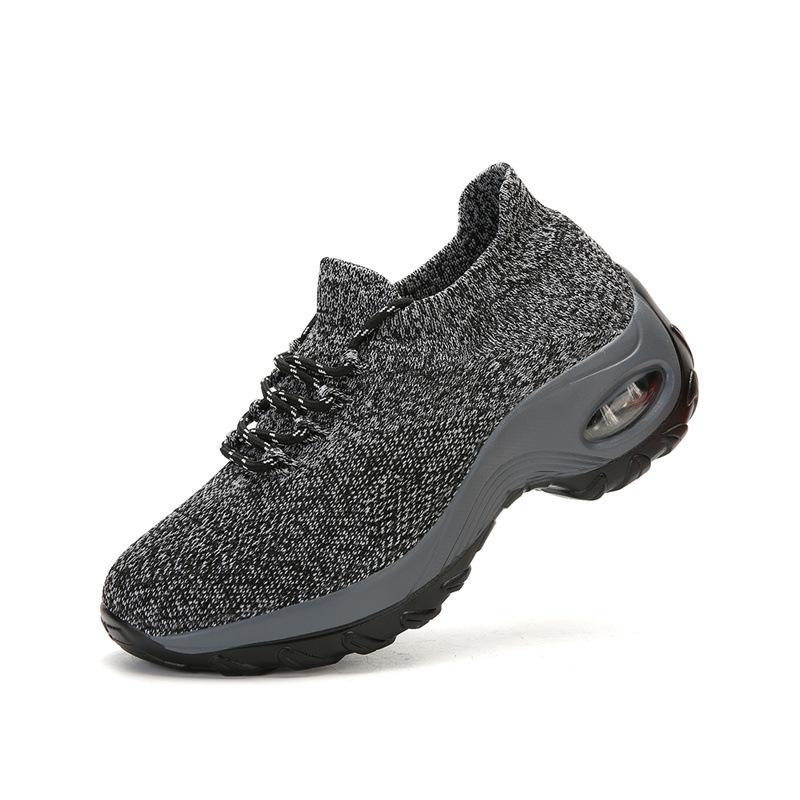 Neue Damenschuhe in Übergröße neue Sportschuhe Rocking Shoes Freizeitschuhe Laufschuhe Damen Flying Woven Socken Schuhe