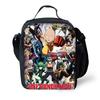 Kinder Anime One Punchs Man Schulrucksack mit Brotdosen ,Federmäppchen ,Schultaschen für Jungen Mädchen Bestes Geschenk